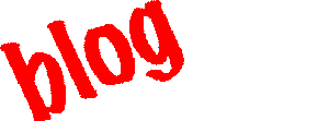 Blog logo in red